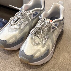 Nike White and Gray Athletic Shoes